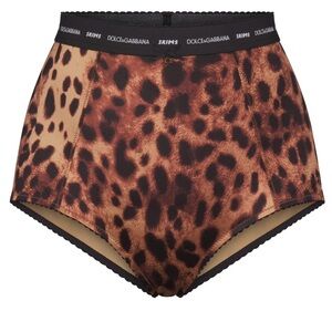 Limited Edition Dolce&Gabbana x SKIMS 
STRETCH SATIN HIGH-WAISTED BRIEF Size L